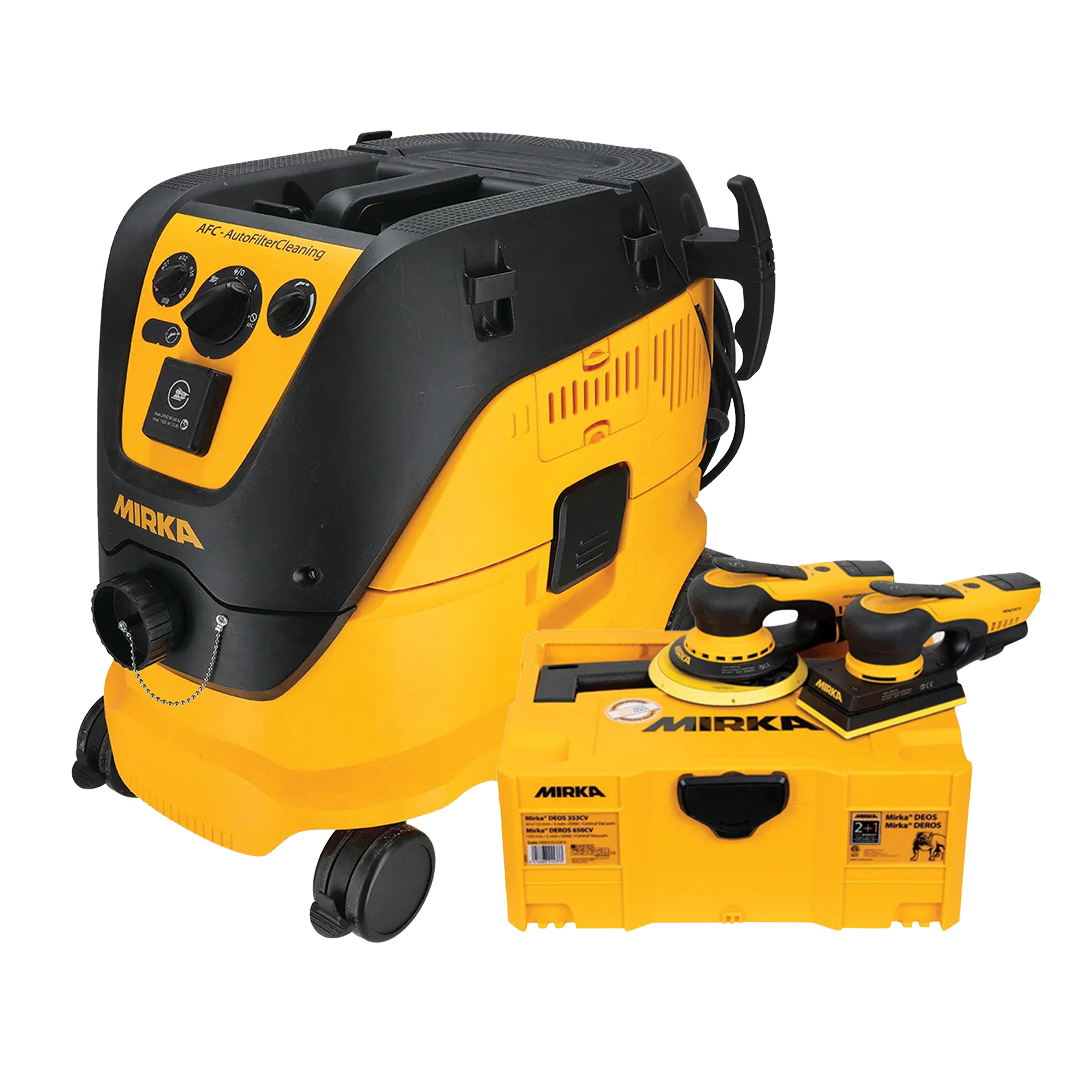 Mirka Dustless Sanding available from Sym Decorating Specialists Buckhurst Hill